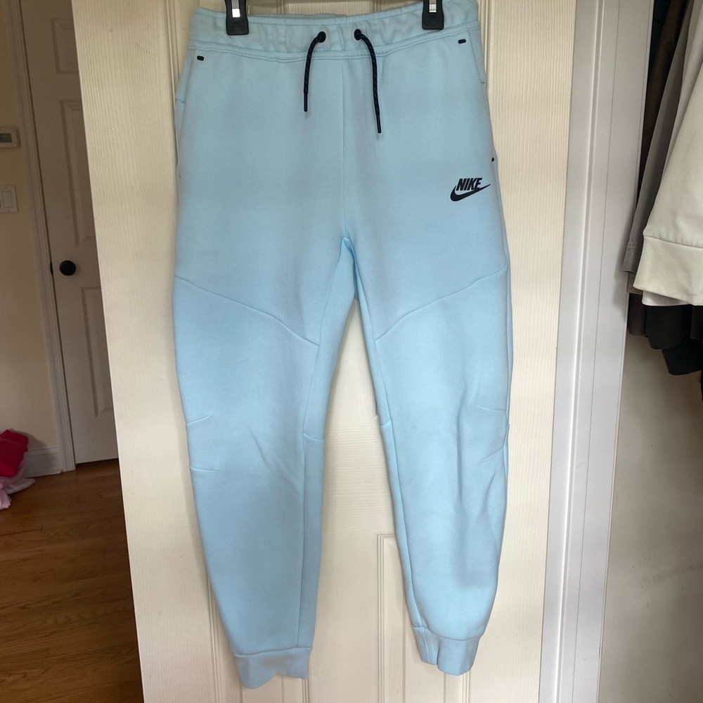 Nike Kids Sky Blue Sportswear Tech Fleece Joggers